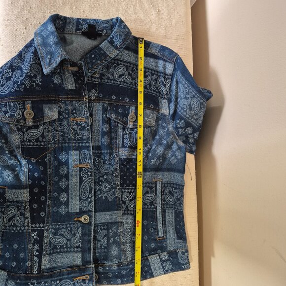 Paisley Jean Jacket - Picture 8 of 11